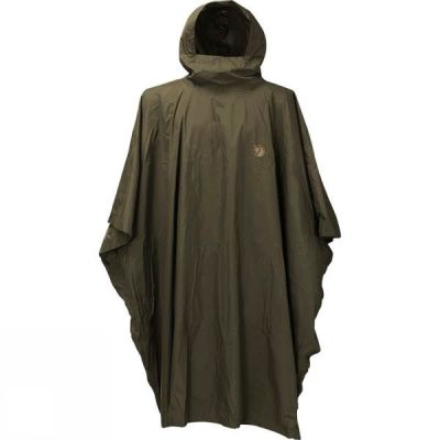 Chaquetas Fjallraven Poncho Hombre - Verde Oliva - Chile XBO916352